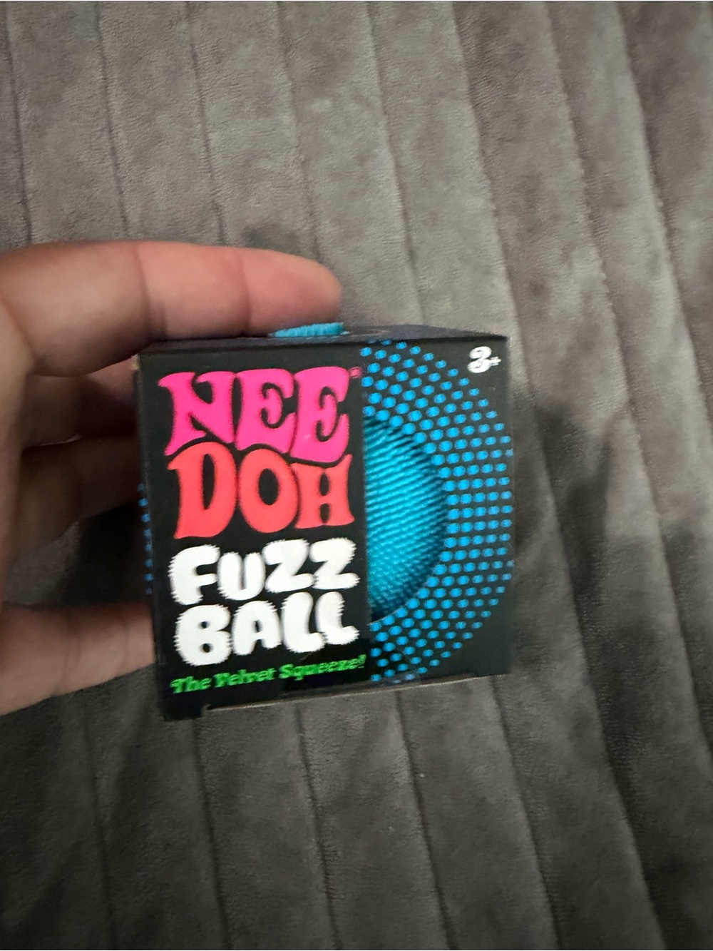 Blue velvet Squeeze needoh fuzzball